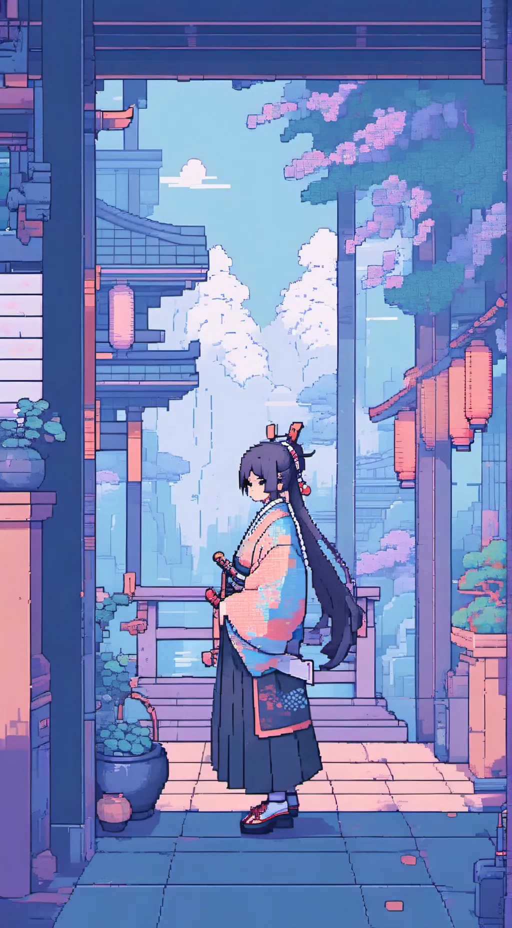 ai character: kokushibo x muzan background