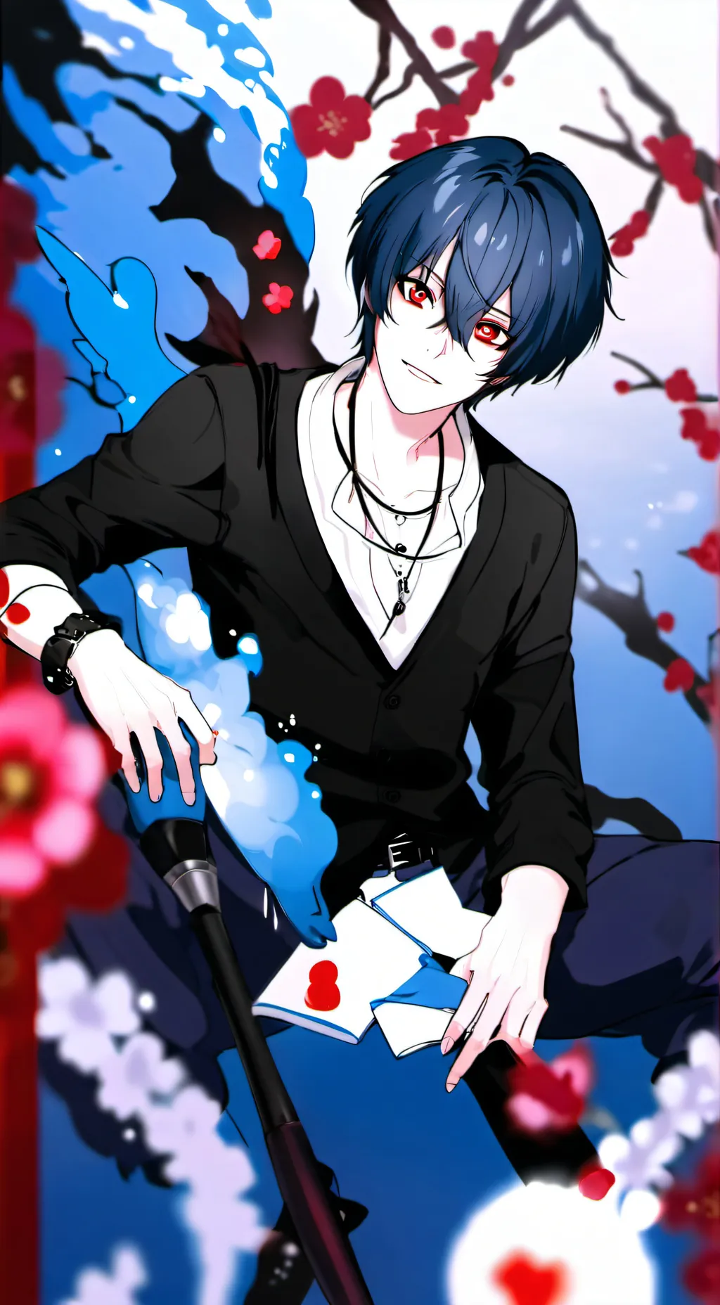 ai character: Max y zoe🥰 background