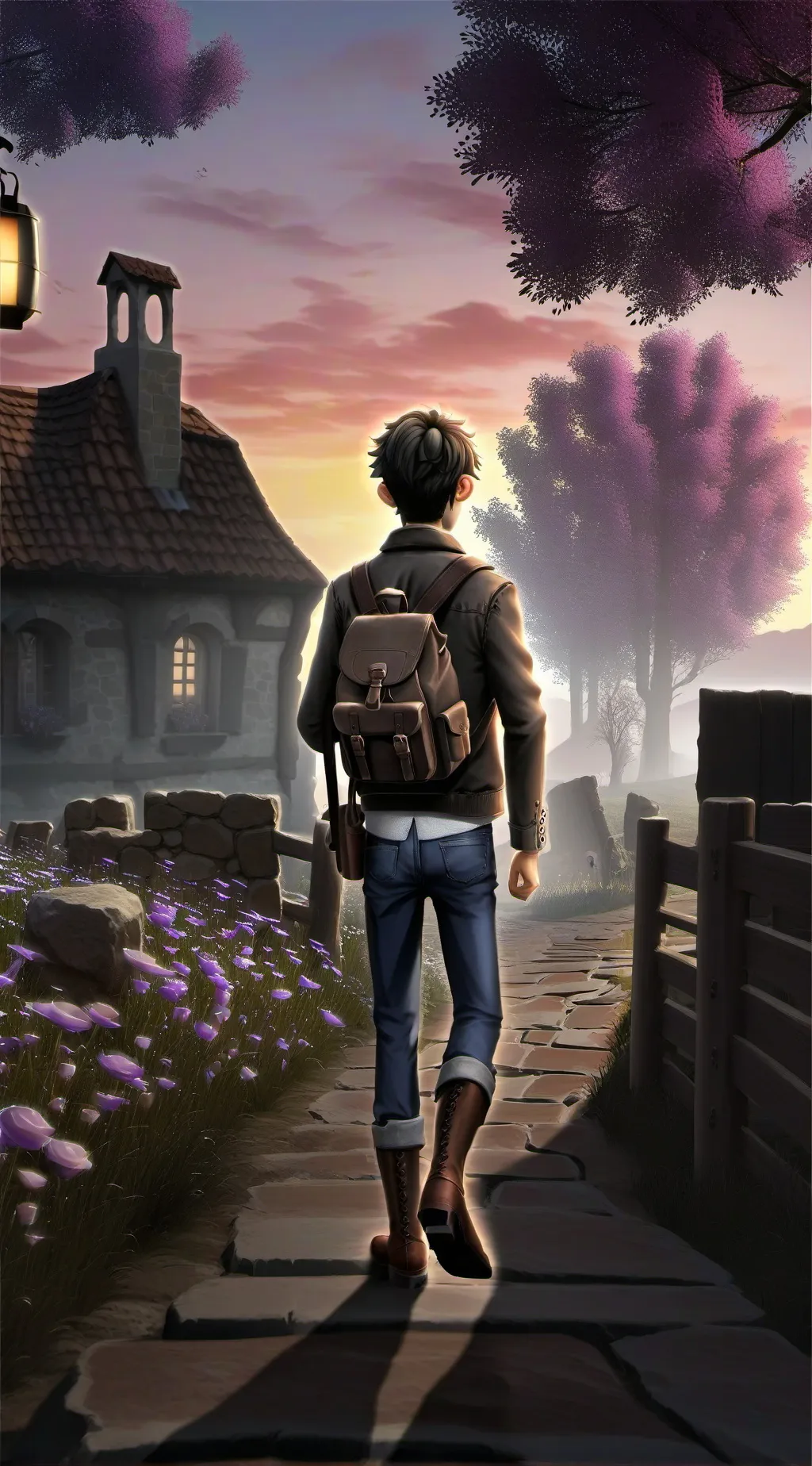 ai character: 99 Noches bosque  background