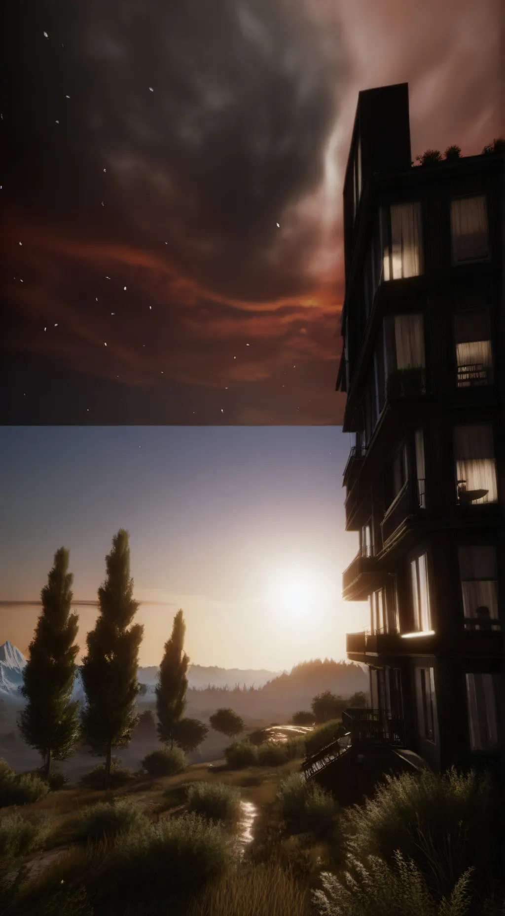 ai character: פרחים background