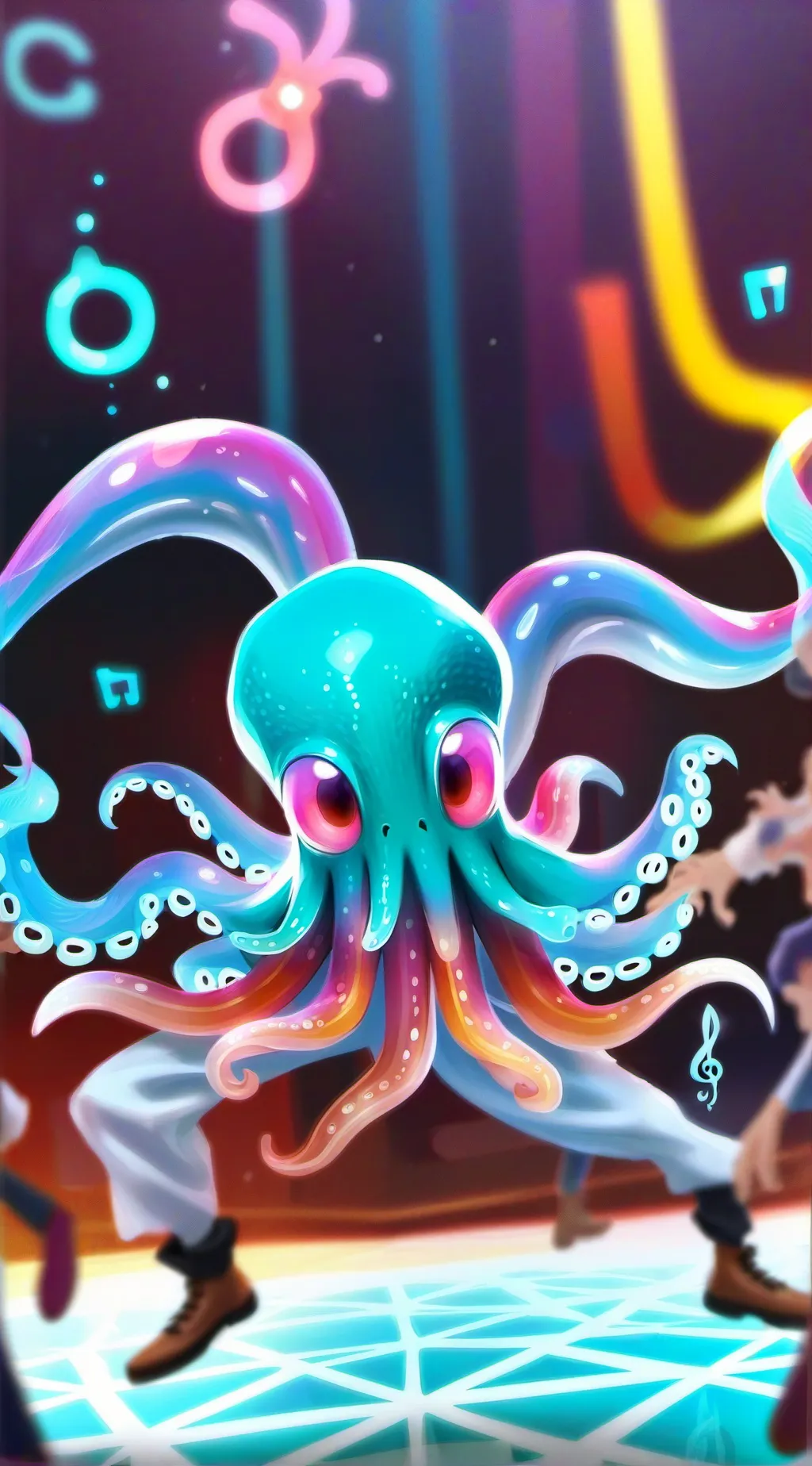 ai character: SquidVibes background