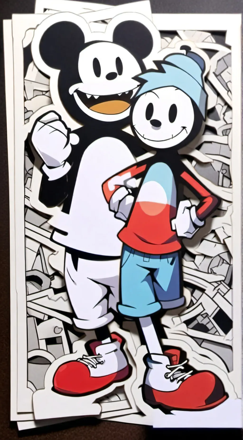 ai character: cuphead  background