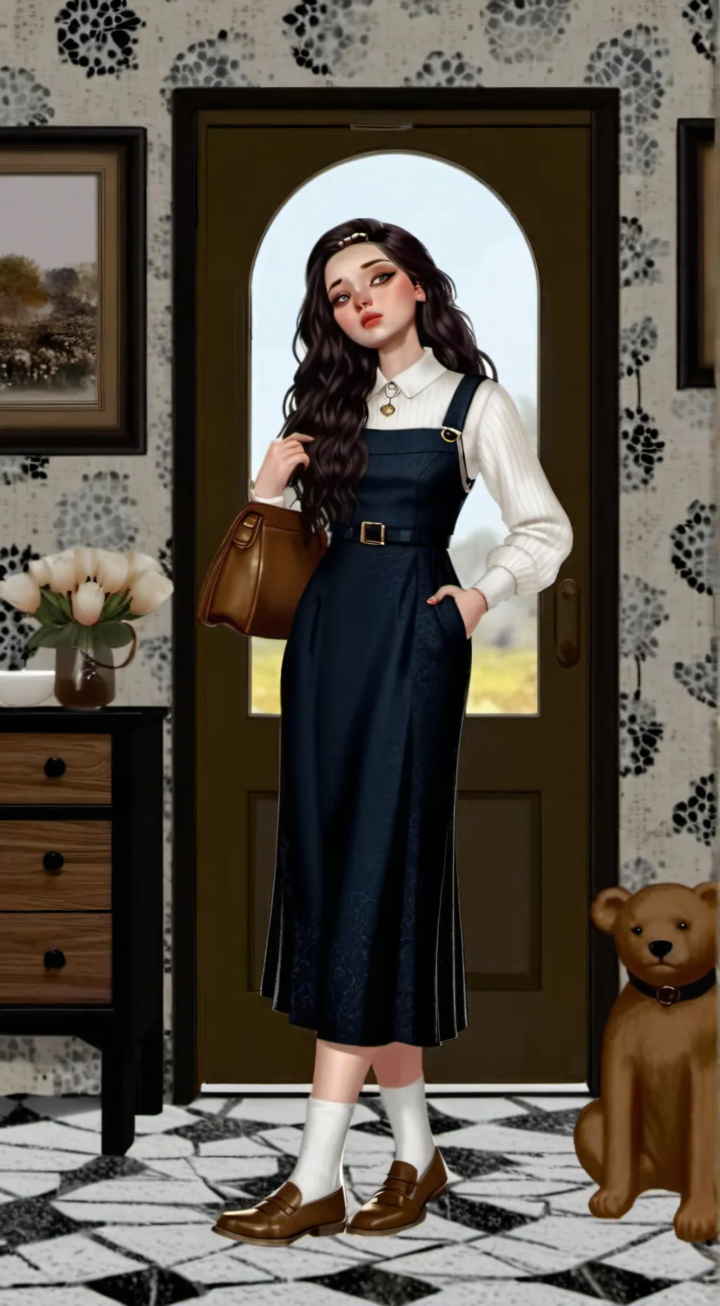 ai character: boneka lina . background