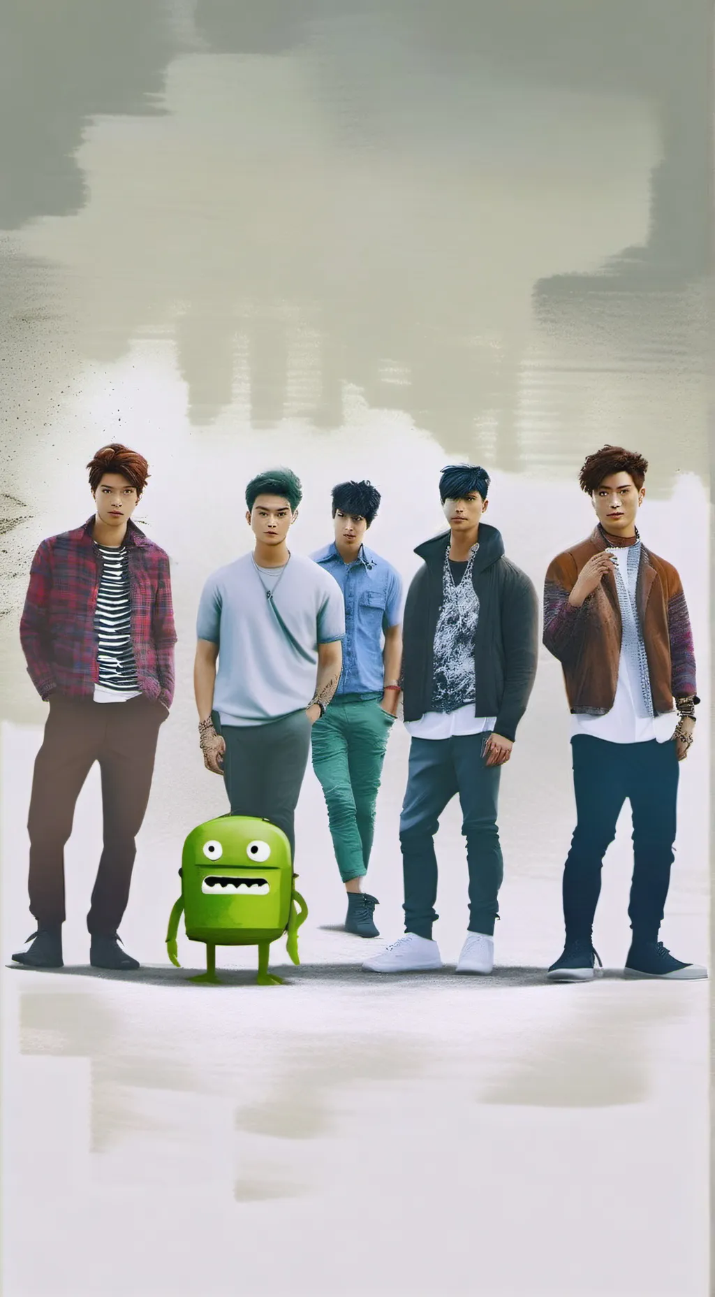 ai character: gay boy background