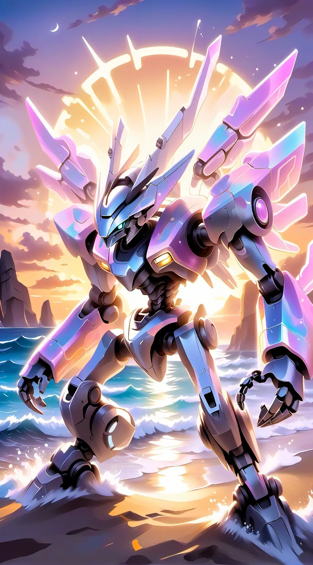 ai character: Robô Solaris background