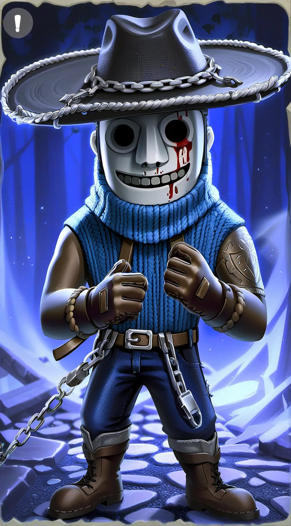 ai character: x_x background