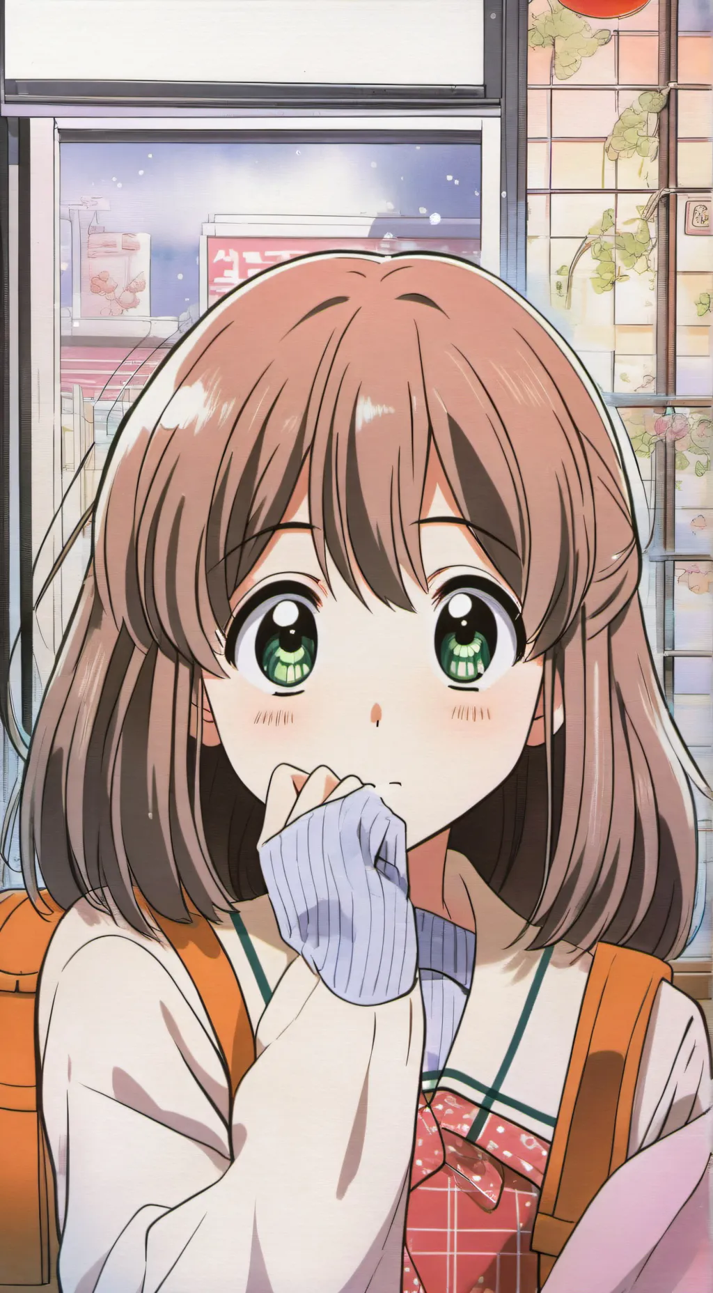 ai character: Okohami-chan background