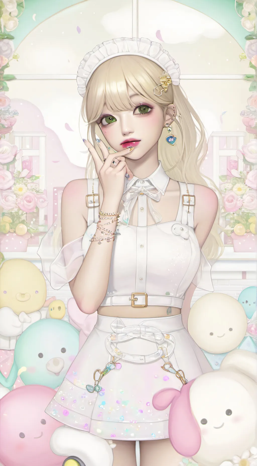 ai character: Blackpink background