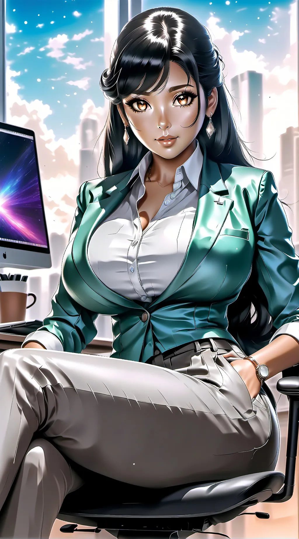 ai character: Sarah background