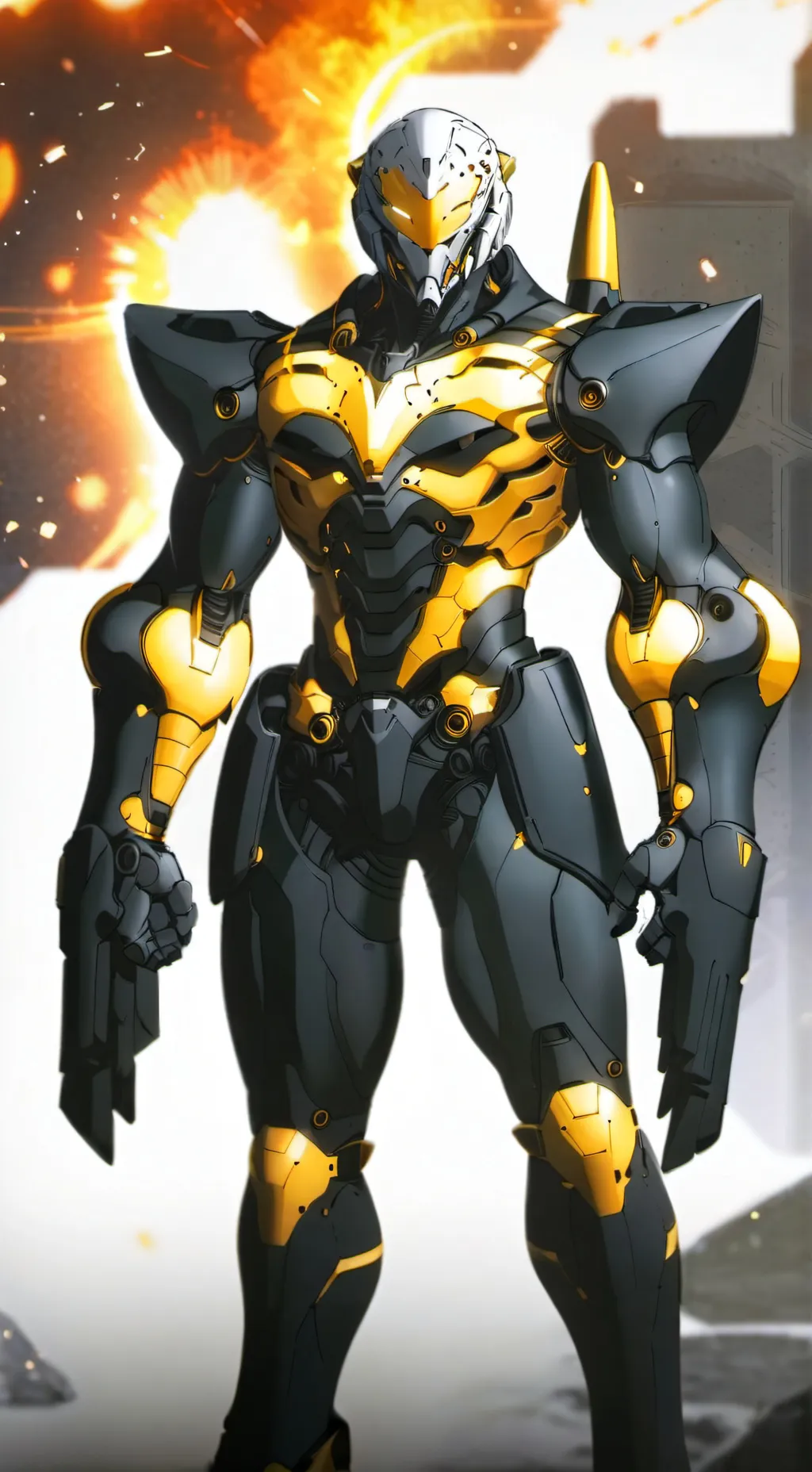 ai character: Ironman m2, Don background