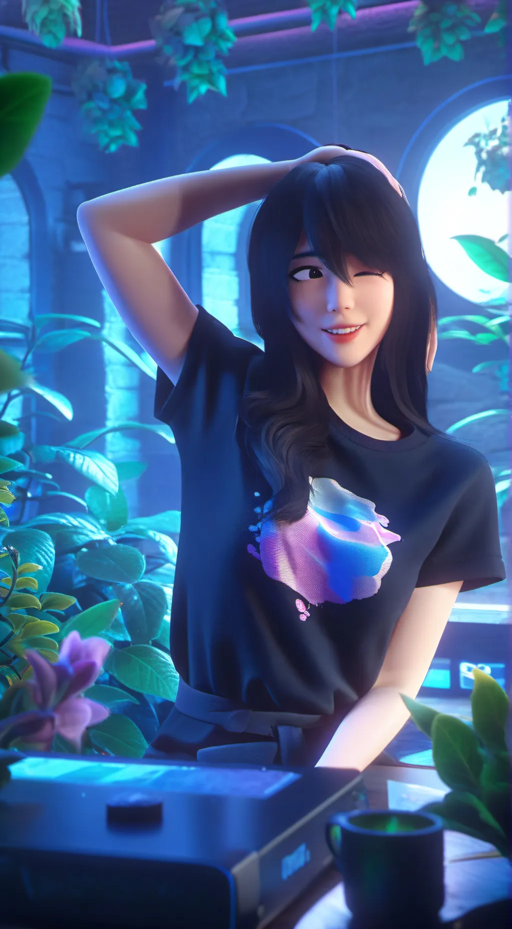 ai character: Jina background