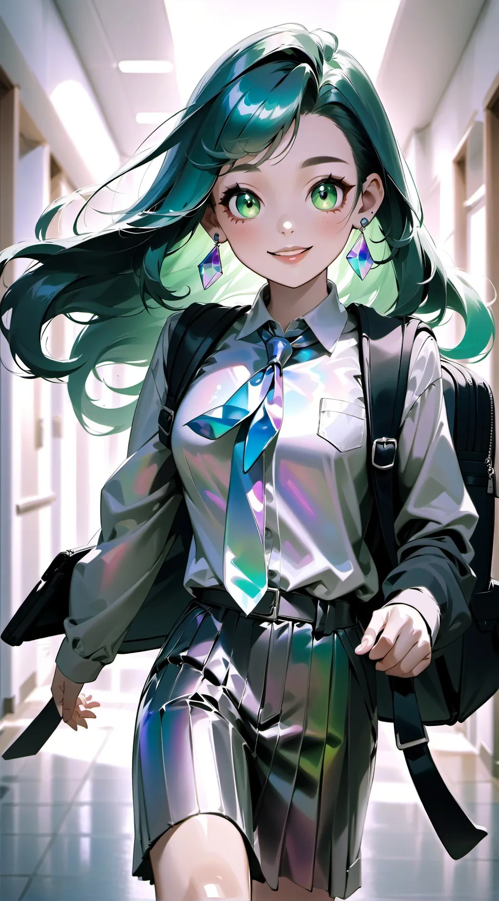 ai character: first day  background