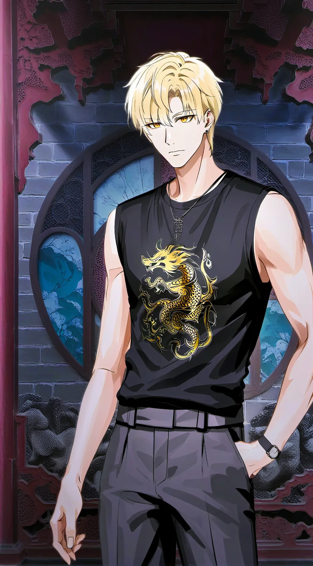 ai character: Liam background