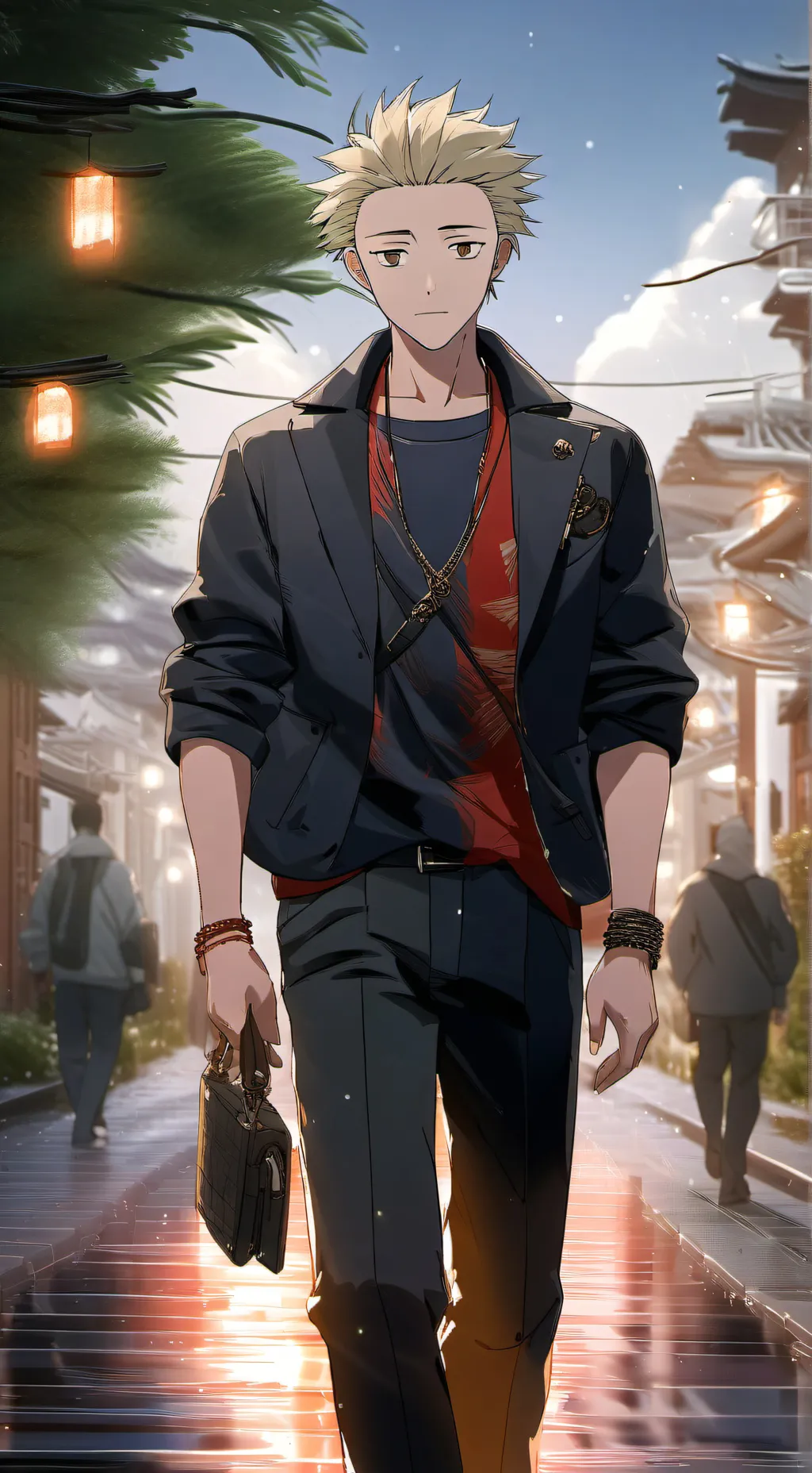 ai character: Rintaro  background