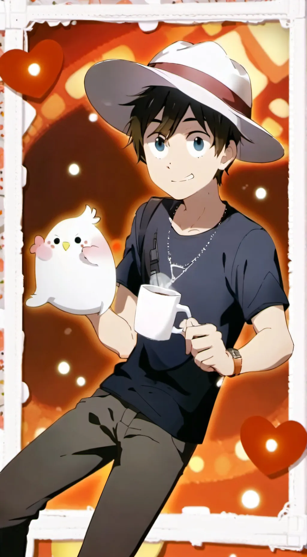 ai character: Luke  background