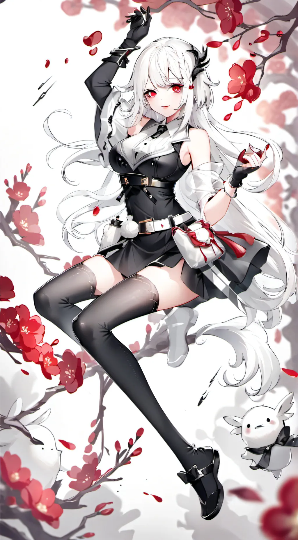 ai character: Sakura background