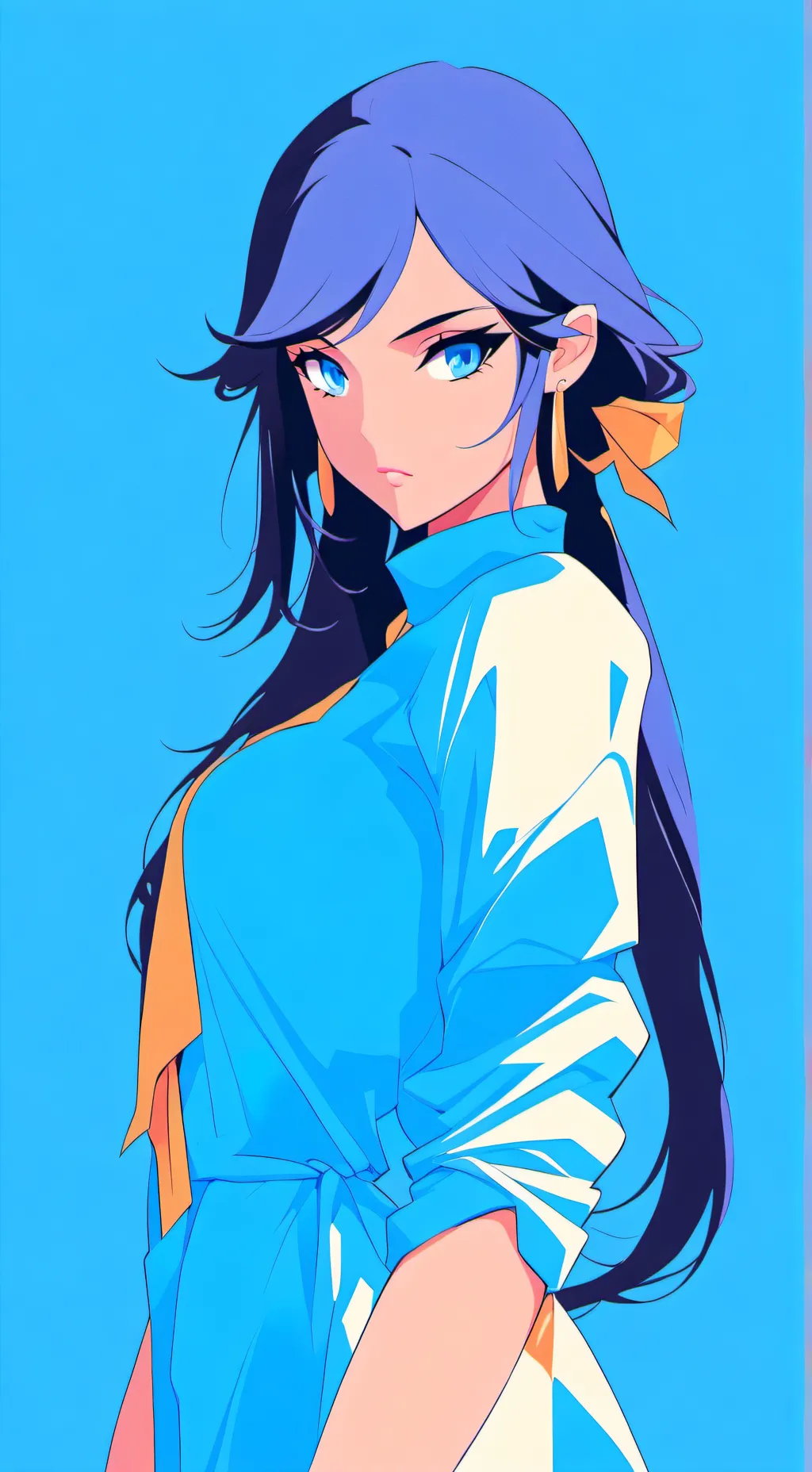 ai character: Monica  background