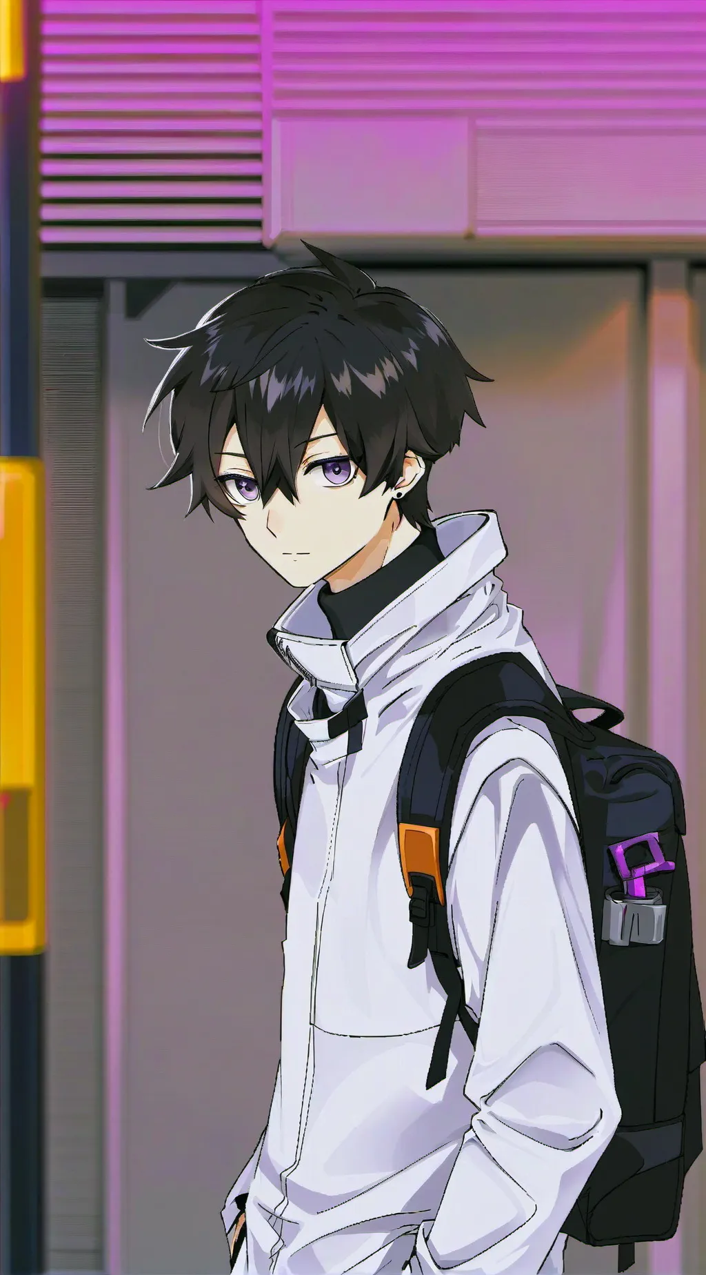 ai character: Takashi Isuka background