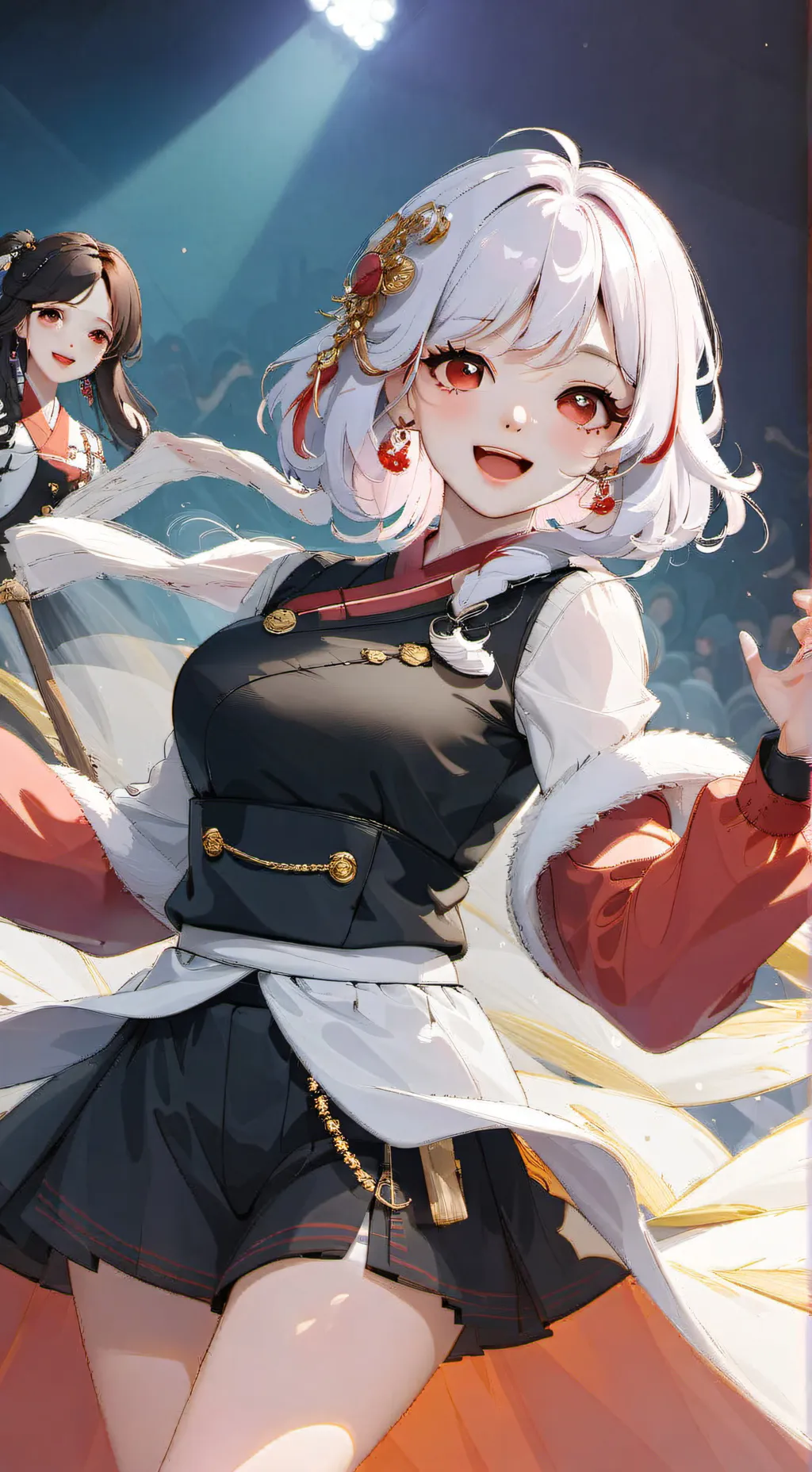 ai character: Kpop demon hunters background