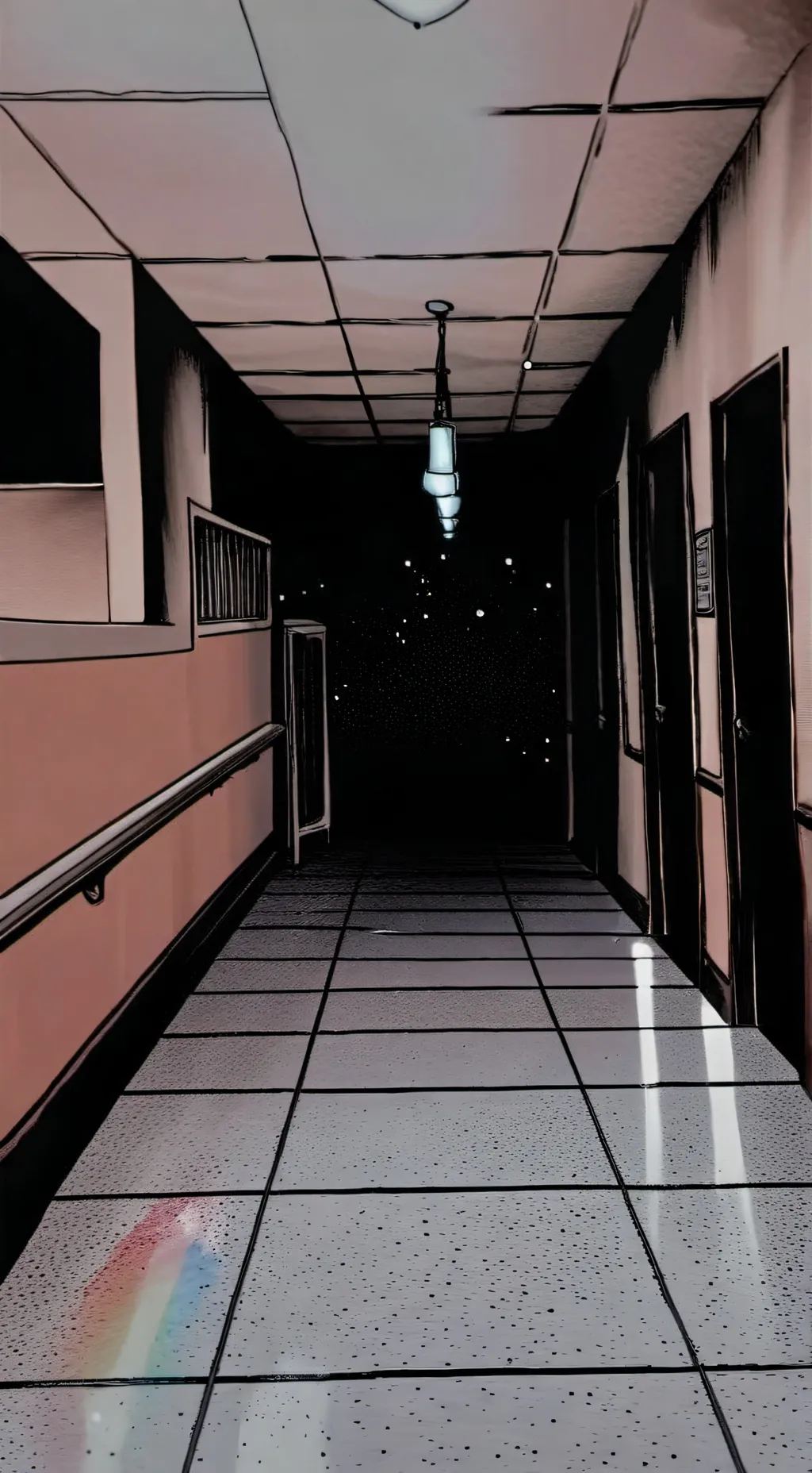 ai character: school infection  background