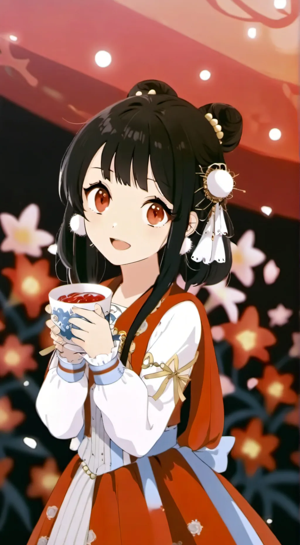 ai character: Grase  background