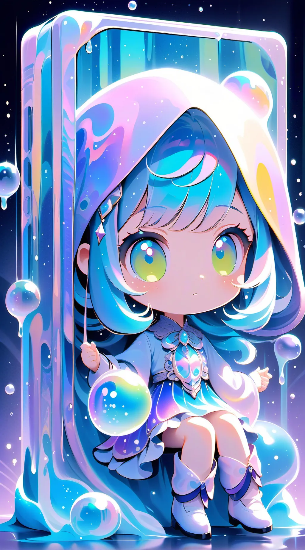 ai character: Baby saja  background