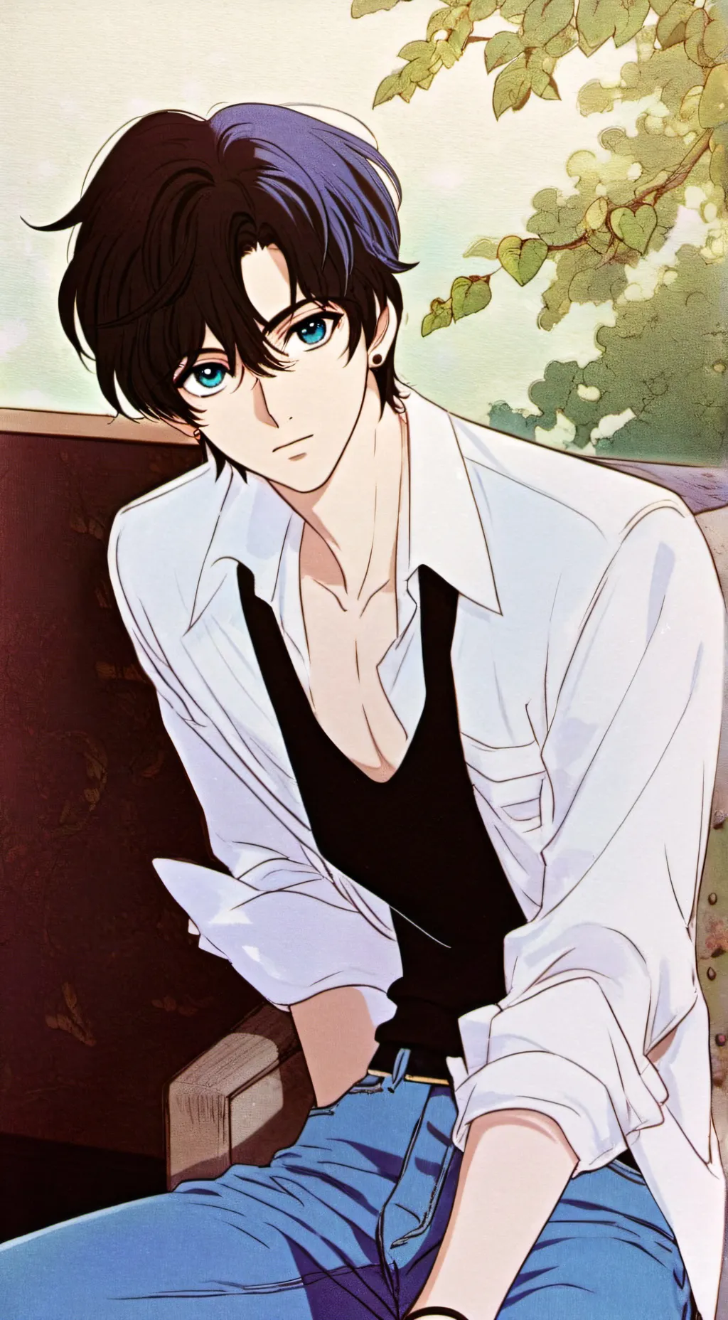 ai character: leo background