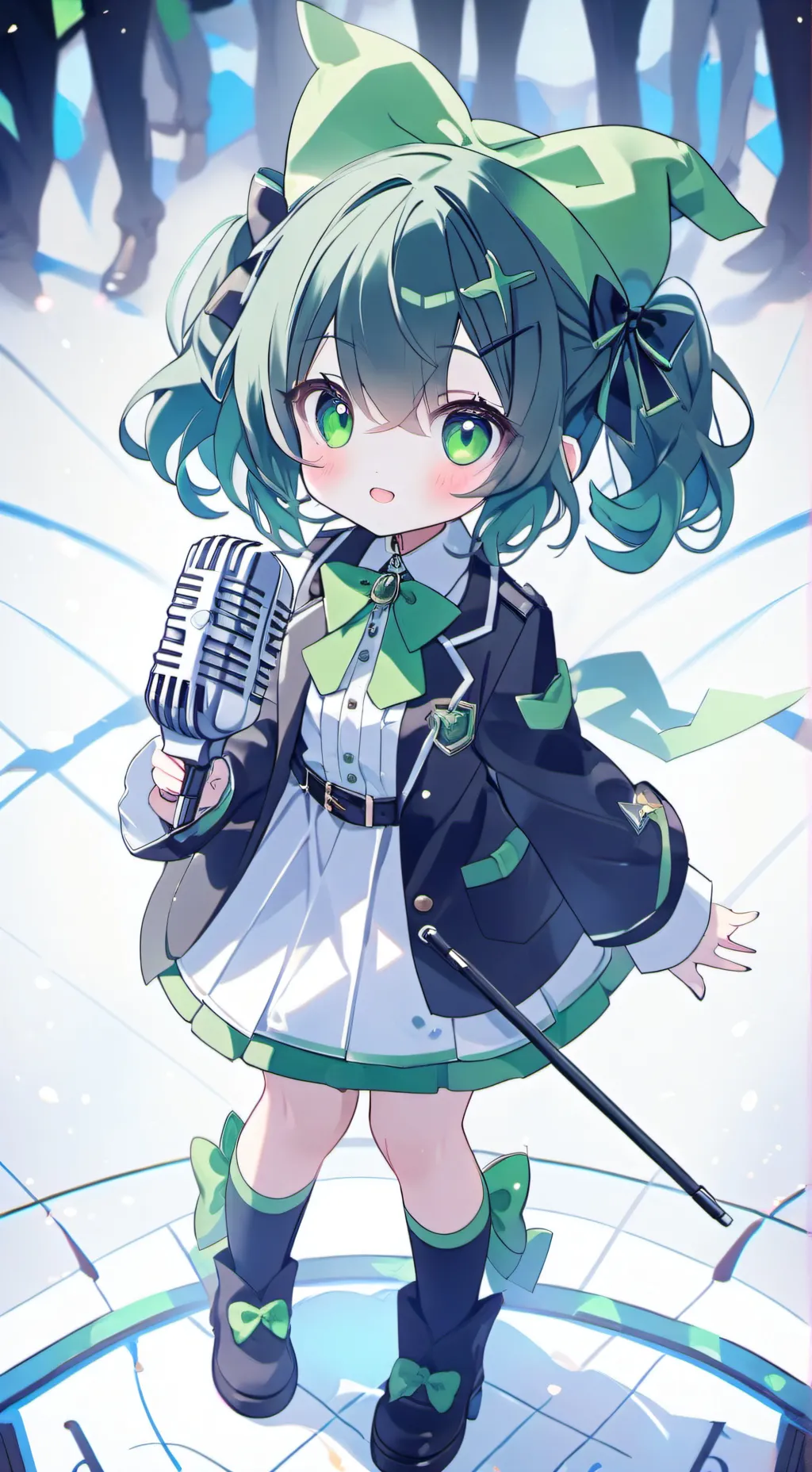 ai character: Vee version 1! background