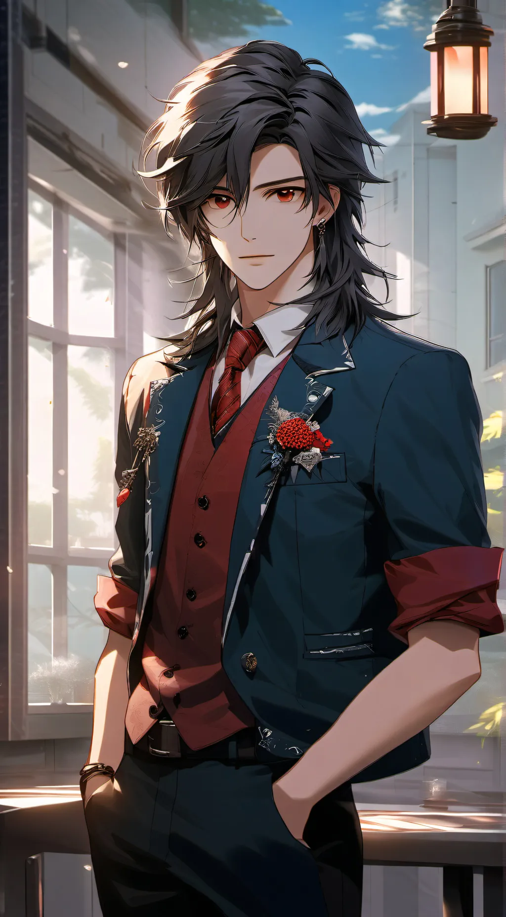 ai character: Anime Jax background