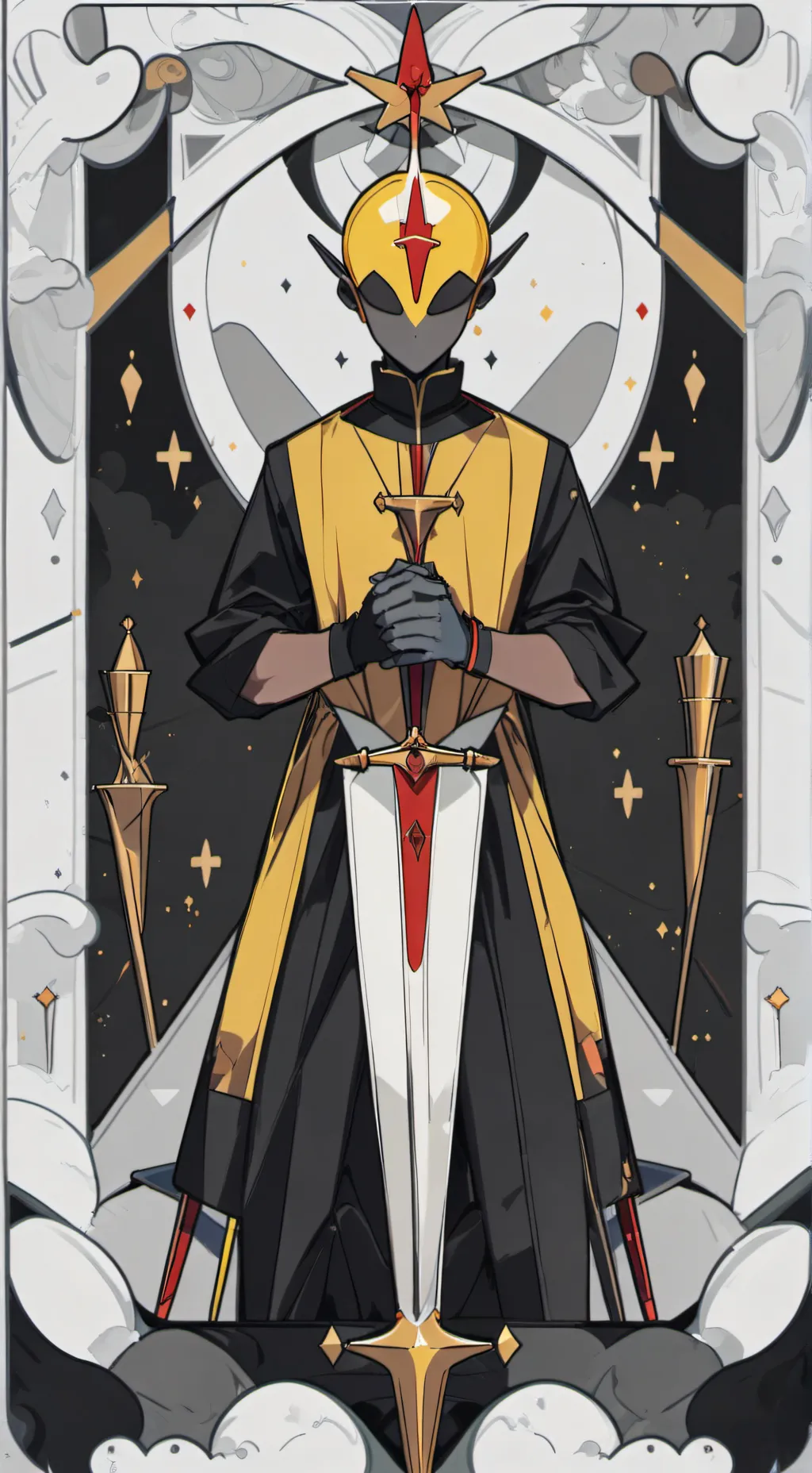 ai character: freak house background