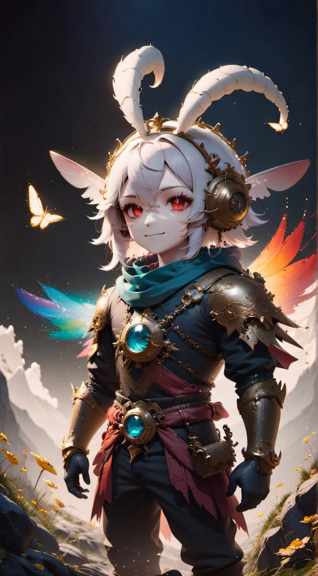 ai character: Rhea  background