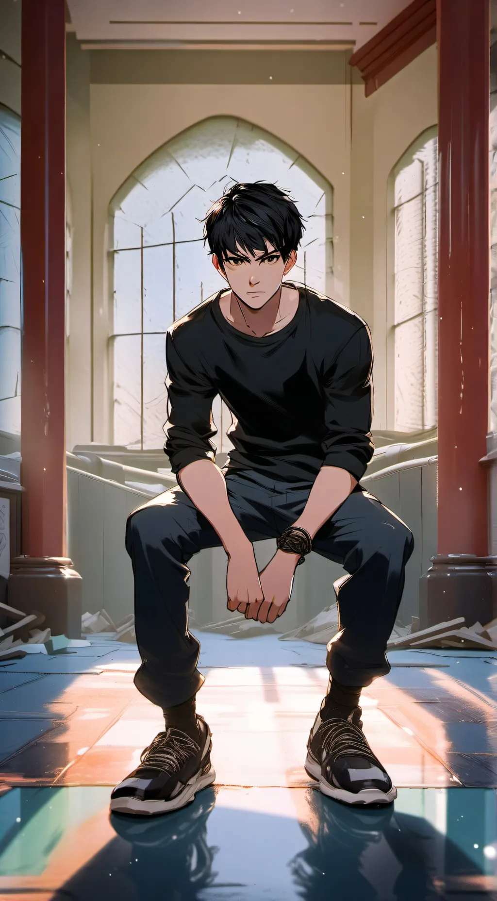 ai character: Ryu Hoshizaki background