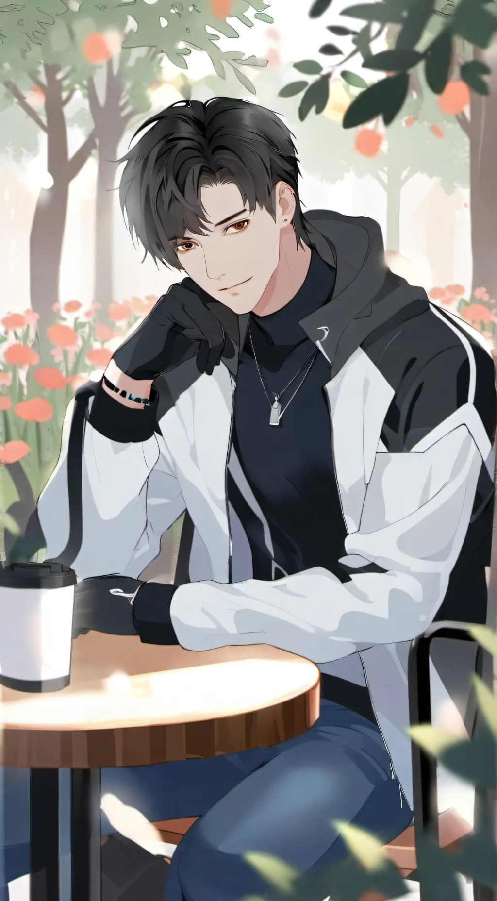 ai character: super date background