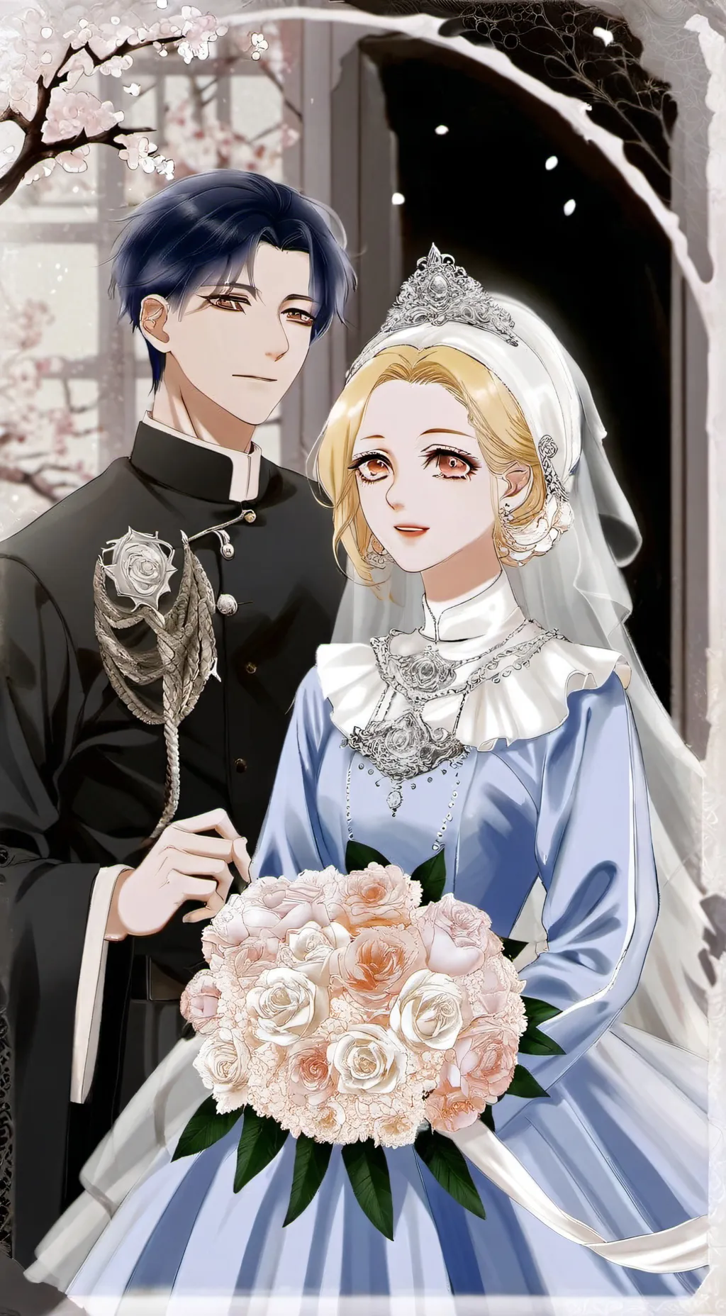 ai character:  violet  background