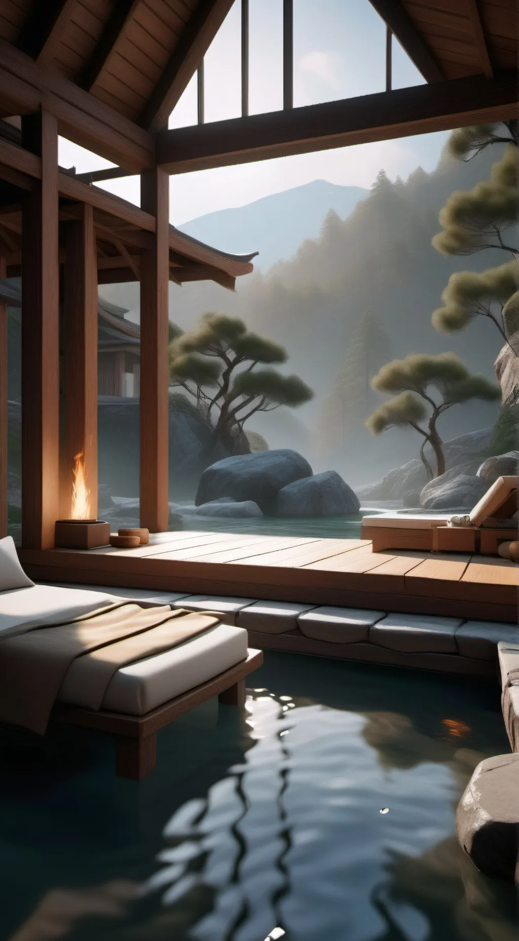 ai character: MKA Hot Springs background