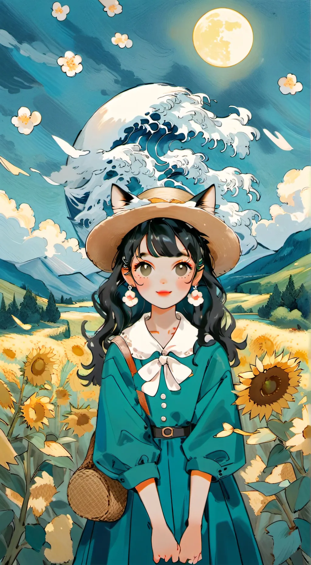 ai character: ella background