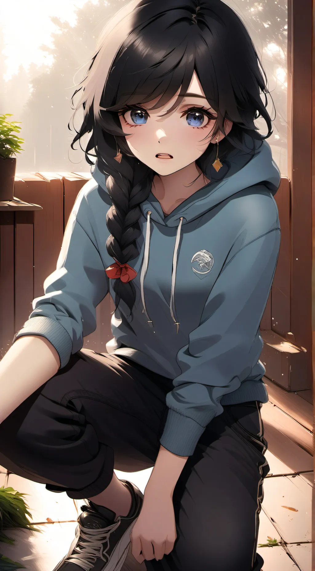 ai character: Maki background