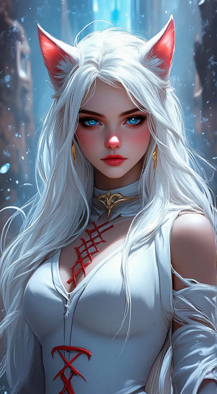 ai character: Glaciaria  background