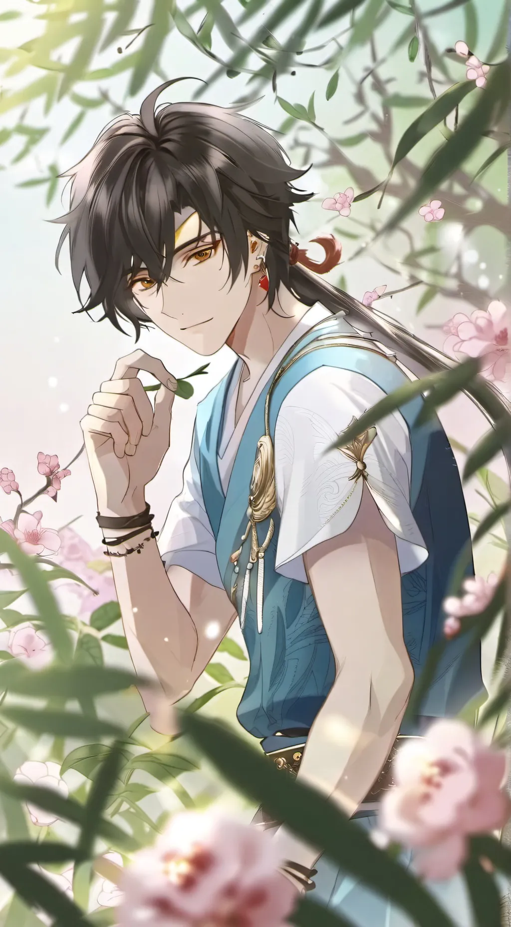 ai character: Leo background