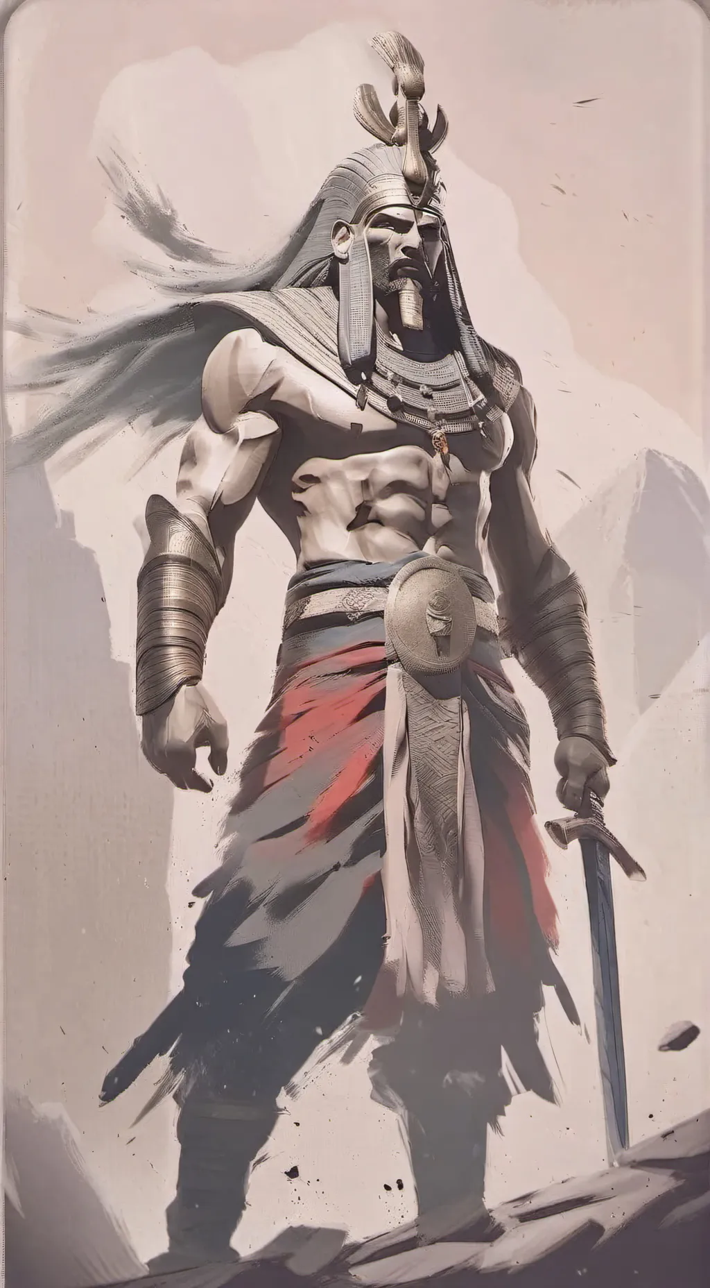 ai character: pharoh firoun background