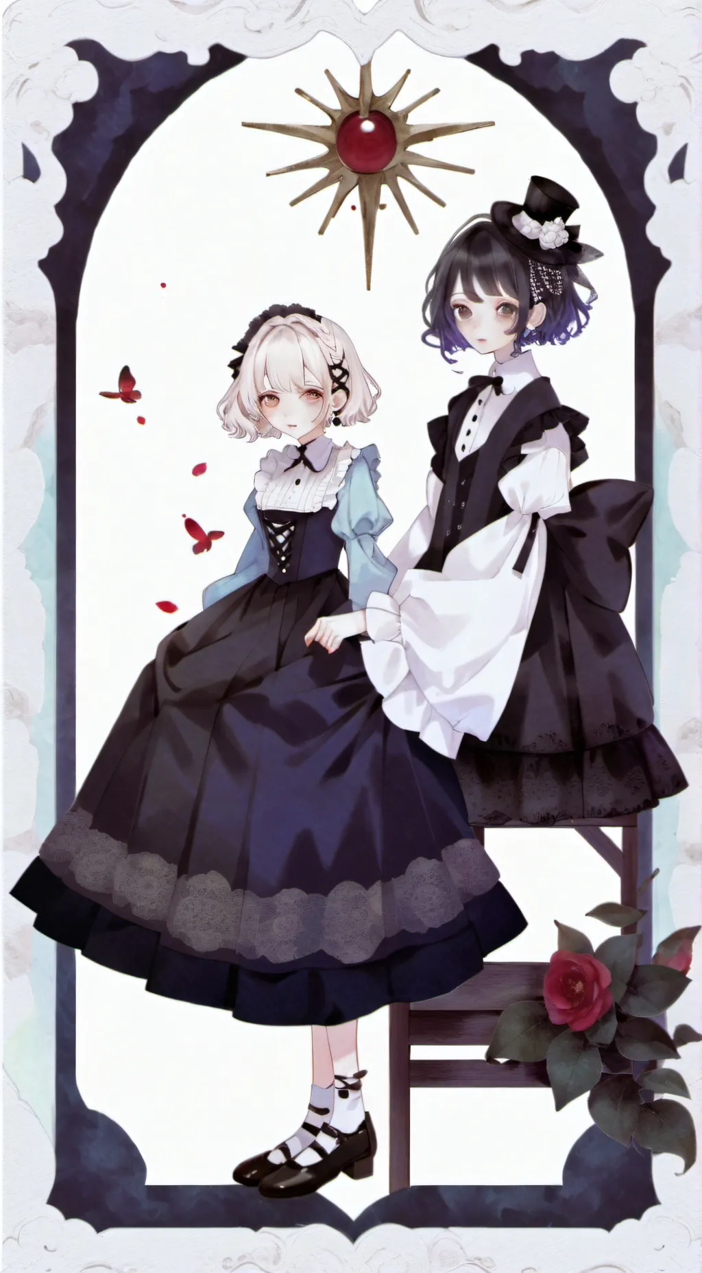 ai character: back shots background