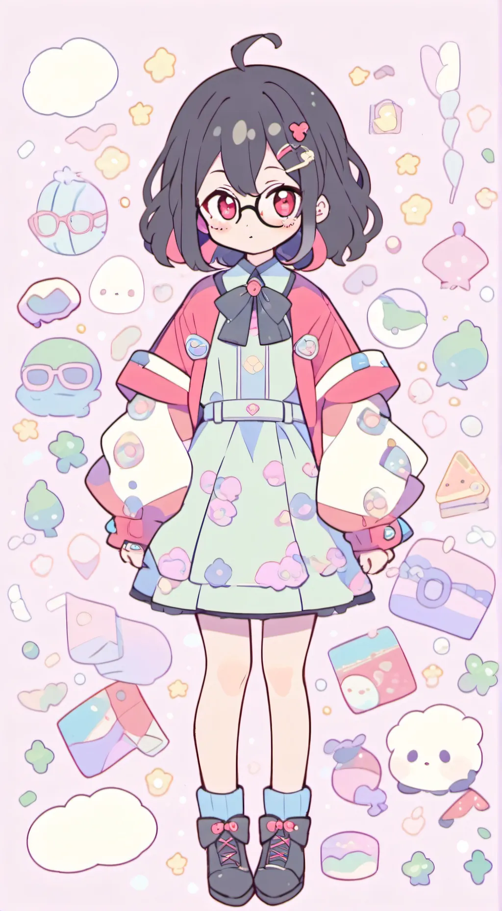 ai character: my MHA oc :3 background