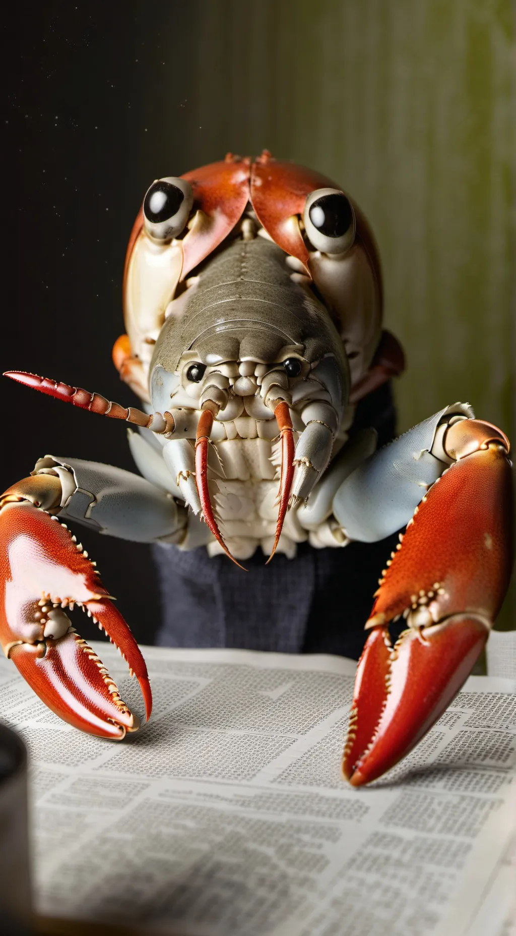 ai character: Lobsta background