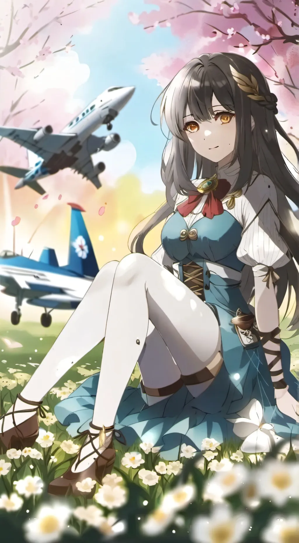 ai character: plane Crash background