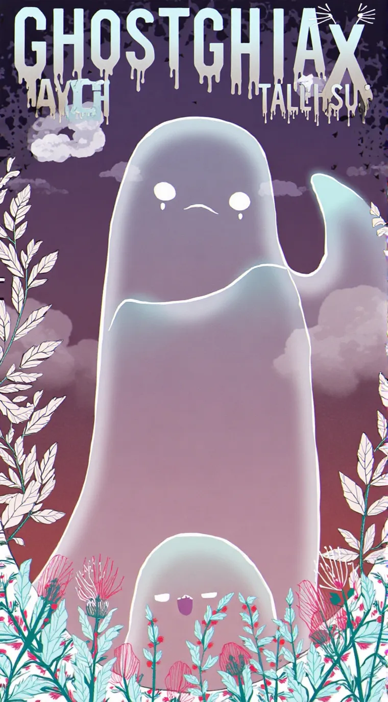 ai character: A ghost!^^ background