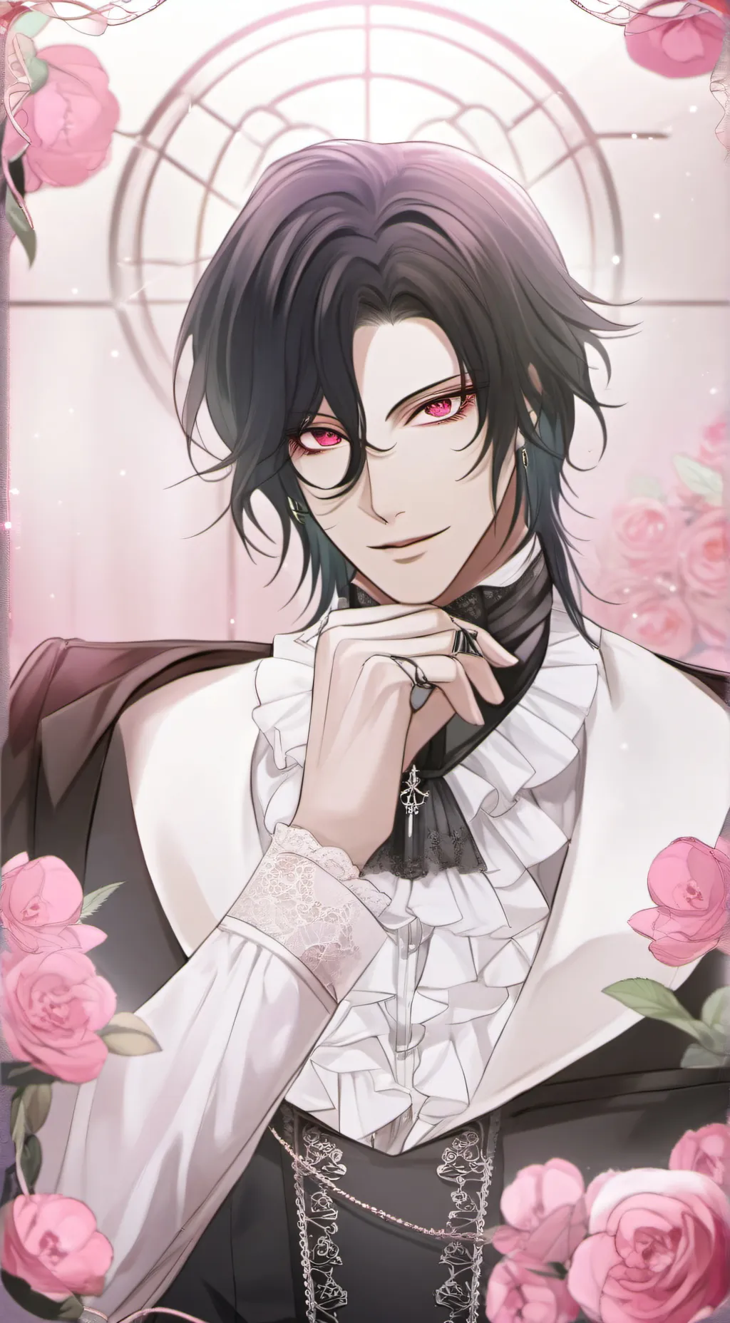 ai character: Sebastian  background