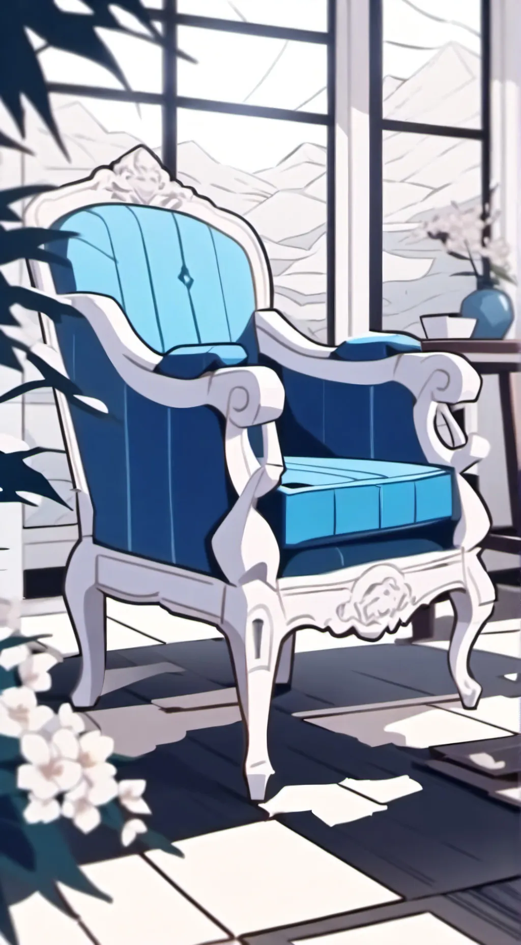 ai character: chair background