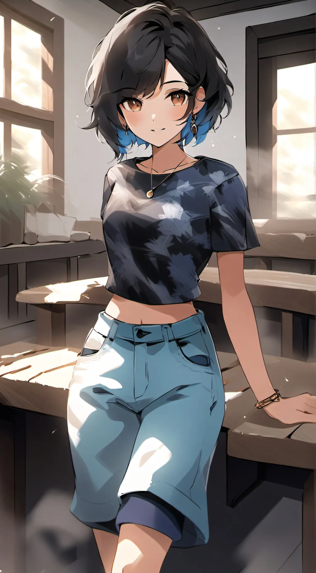 ai character: niñera  background