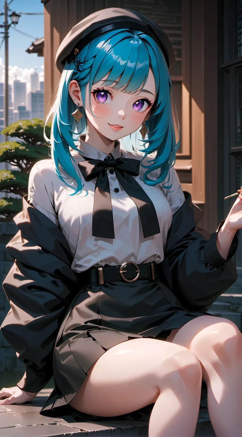 ai character: Maddy ✨️💍 background