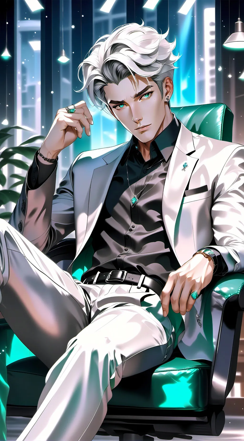 ai character: officer Max background